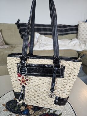 Brighton Straw And Leather Bag